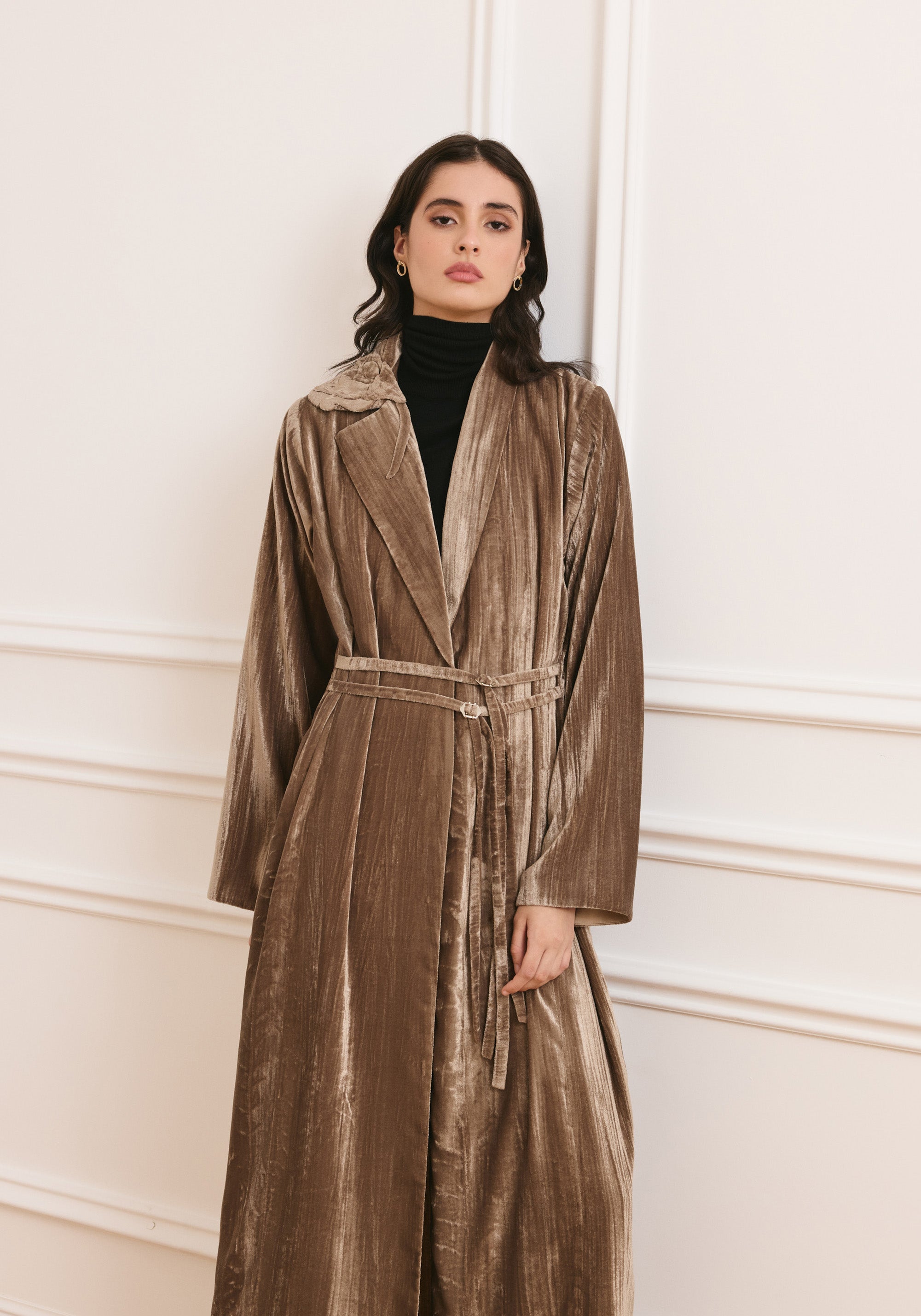 Chestnut abaya